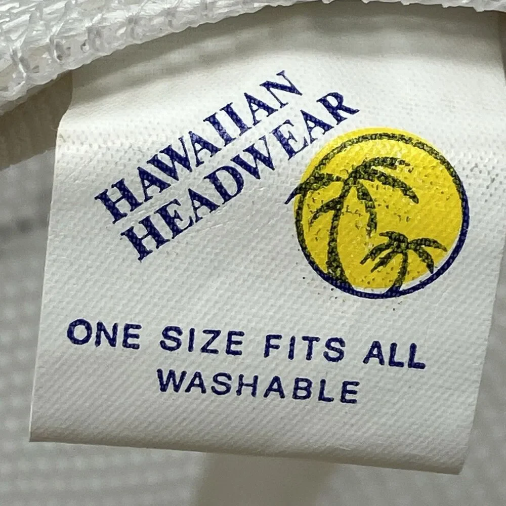Vintage Hawaii Trucker Hat White‎ Mesh Snapback Beach Surf Tropical Y2K Cap